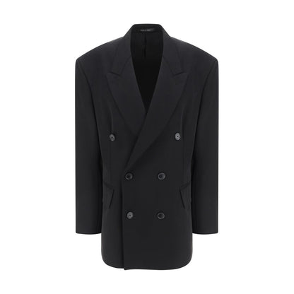 Blazer Balenciaga Oves Aries in lana nera