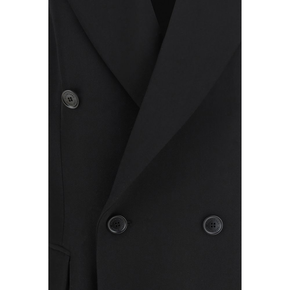 Blazer Balenciaga Oves Aries in lana nera