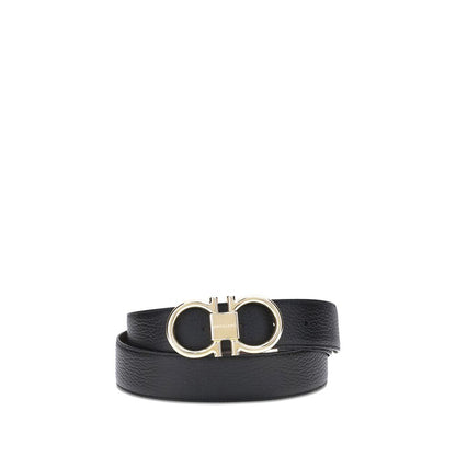 Ceinture en cuir de veau noir Bos Taurus Ferragamo