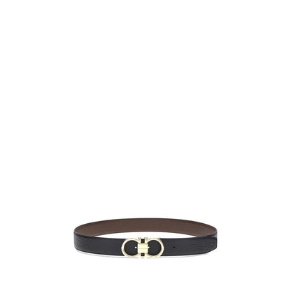 Ceinture en cuir de veau noir Bos Taurus Ferragamo