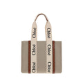 Sac à main Chloé en lin beige