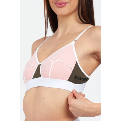Reggiseno Moschino in cotone multicolore
