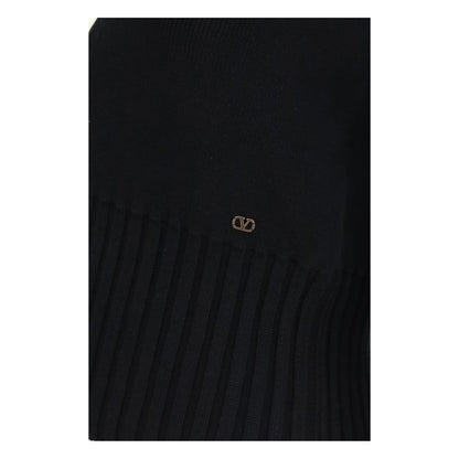 Cardigan en coton noir Valentino Garavani