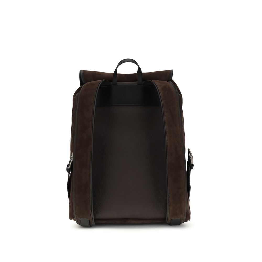 Valentino Garavani Zaino in pelle di vitello marrone Bos Taurus