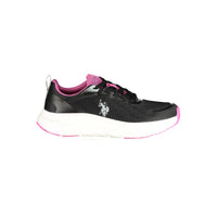 U.S. POLO ASSN. Sneaker Donna Nero in Tessuto