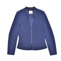Blazer in poliestere grigio gas