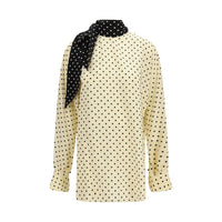 Camicetta Valentino Garavani in Seta Beige