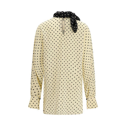 Camicetta Valentino Garavani in Seta Beige