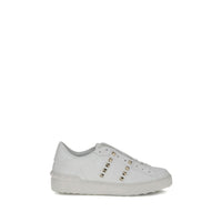 Valentino Garavani Sneakers Bos Taurus in pelle di vitello bianca