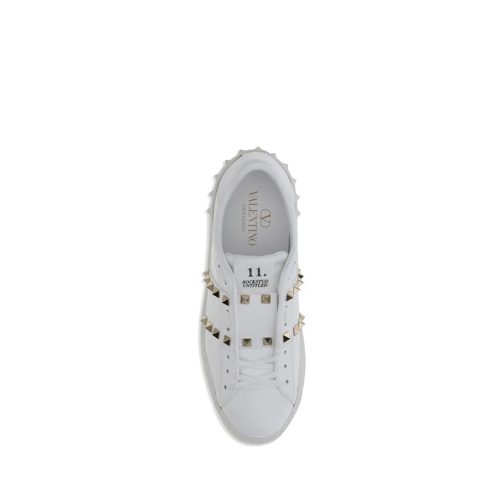 Valentino Garavani Sneakers Bos Taurus in pelle di vitello bianca