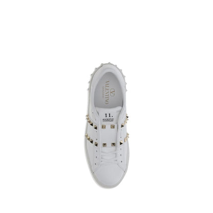 Valentino Garavani Sneakers Bos Taurus in pelle di vitello bianca