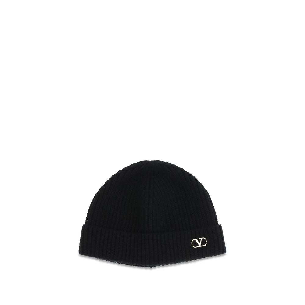 Berretto Valentino Garavani in cashmere nero