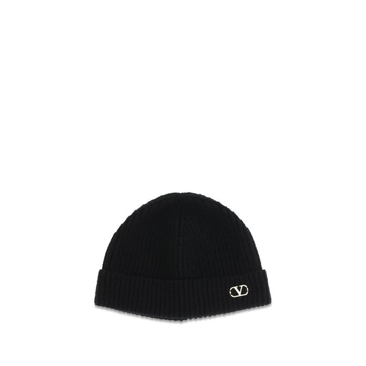 Berretto Valentino Garavani in cashmere nero