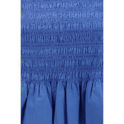 Camicetta Ganni in cotone blu