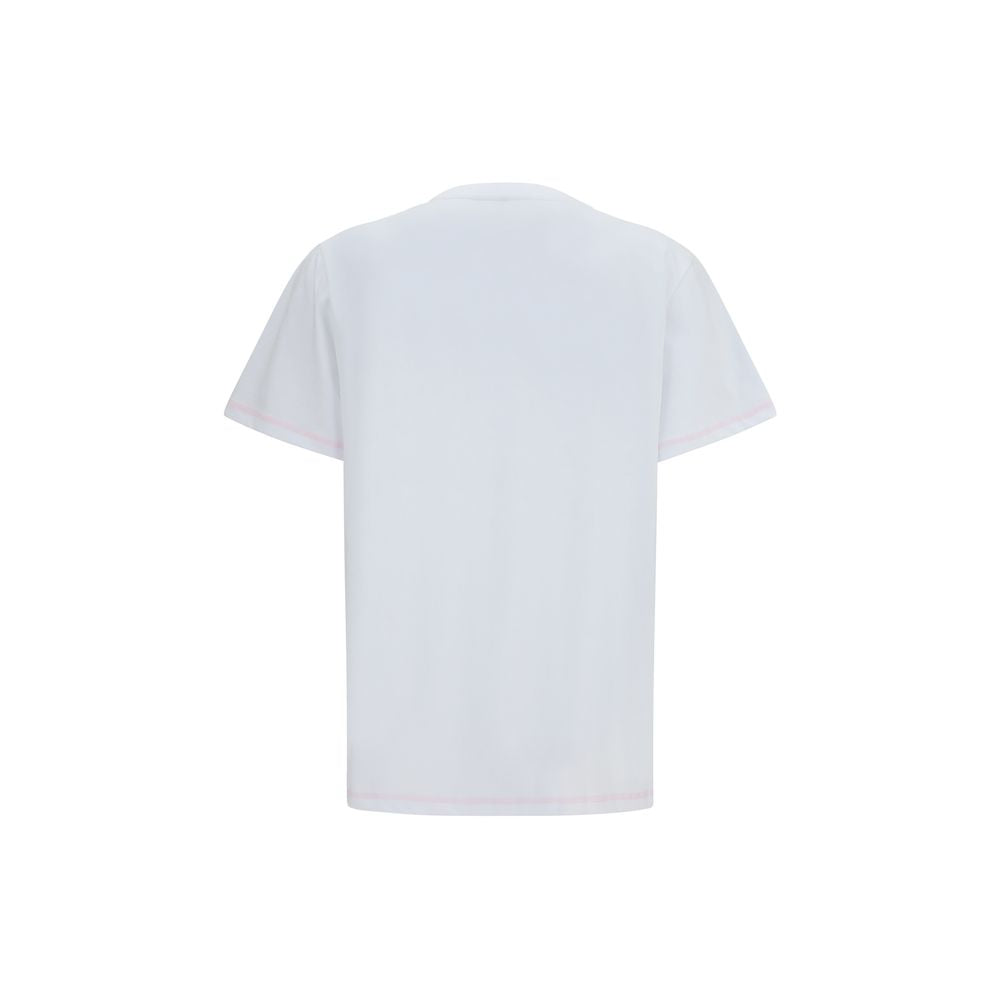 T-shirt Ganni in cotone bianco