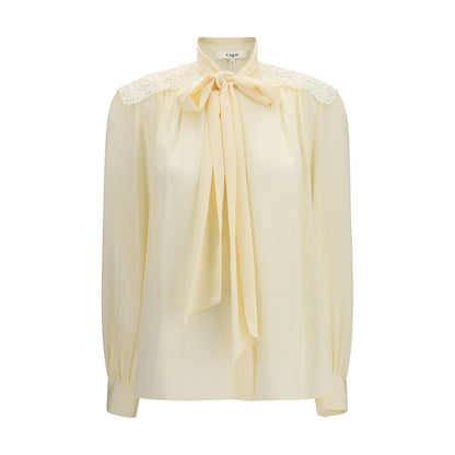 Camicetta Chloé in poliestere beige
