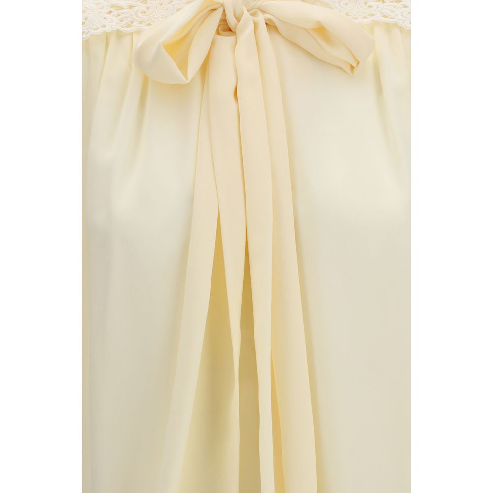 Camicetta Chloé in poliestere beige