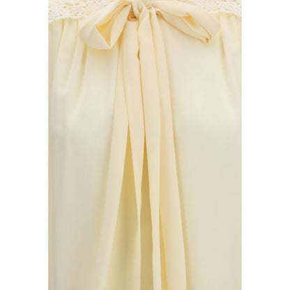 Camicetta Chloé in poliestere beige