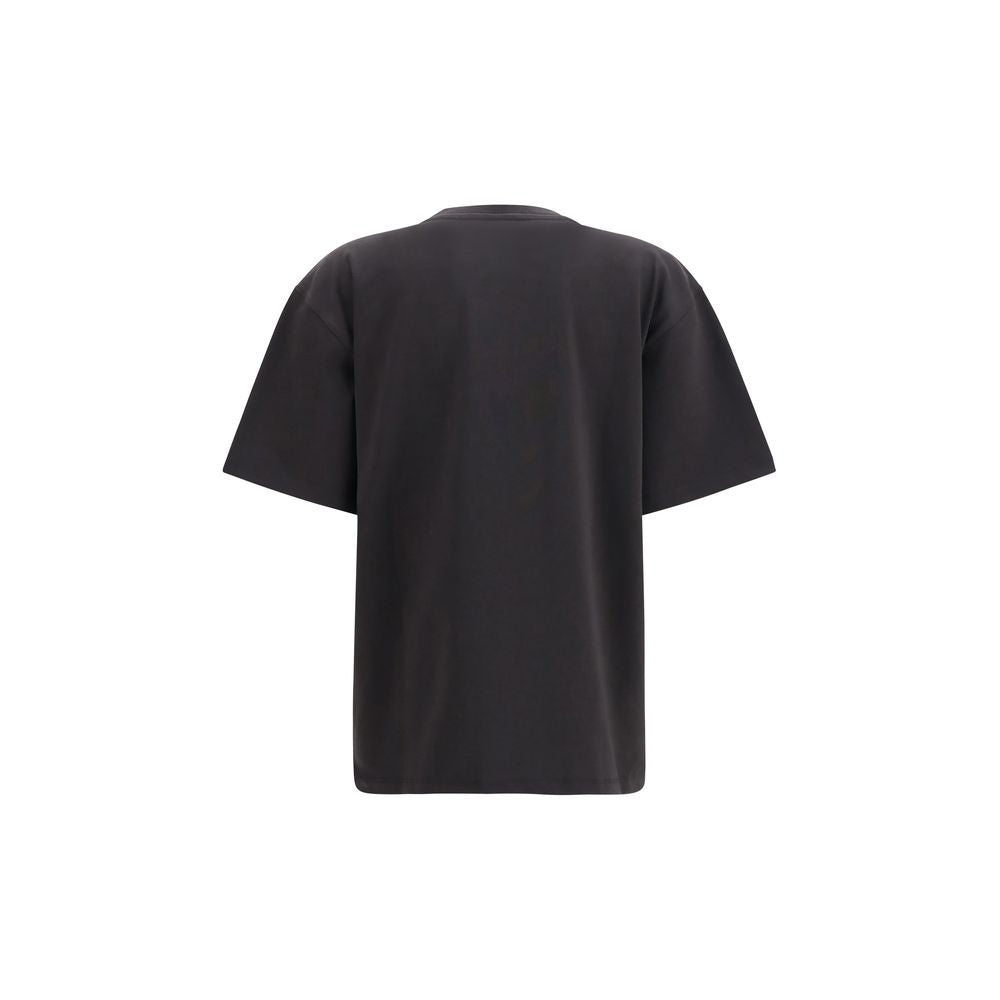T-shirt Ganni in cotone nero