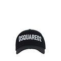 Berretto in Cotone Nero Dsquared² (Cappello da Baseball)
