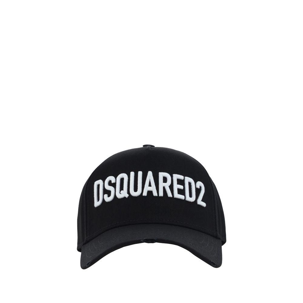 Berretto in Cotone Nero Dsquared² (Cappello da Baseball)