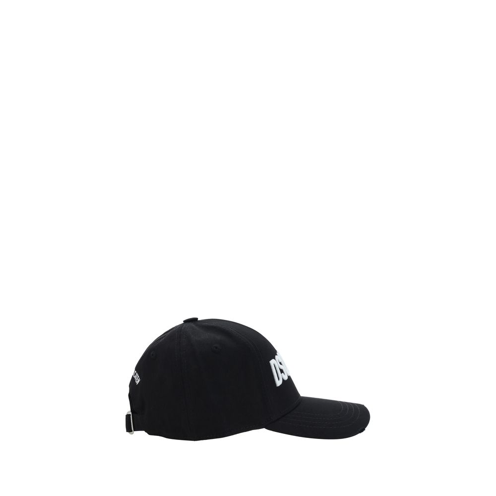 Berretto in Cotone Nero Dsquared² (Cappello da Baseball)