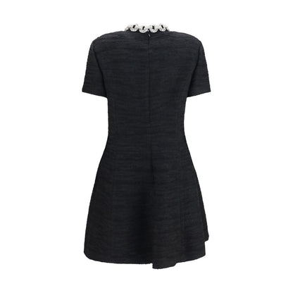 Valentino Garavani Black Cotton Cocktail Dress
