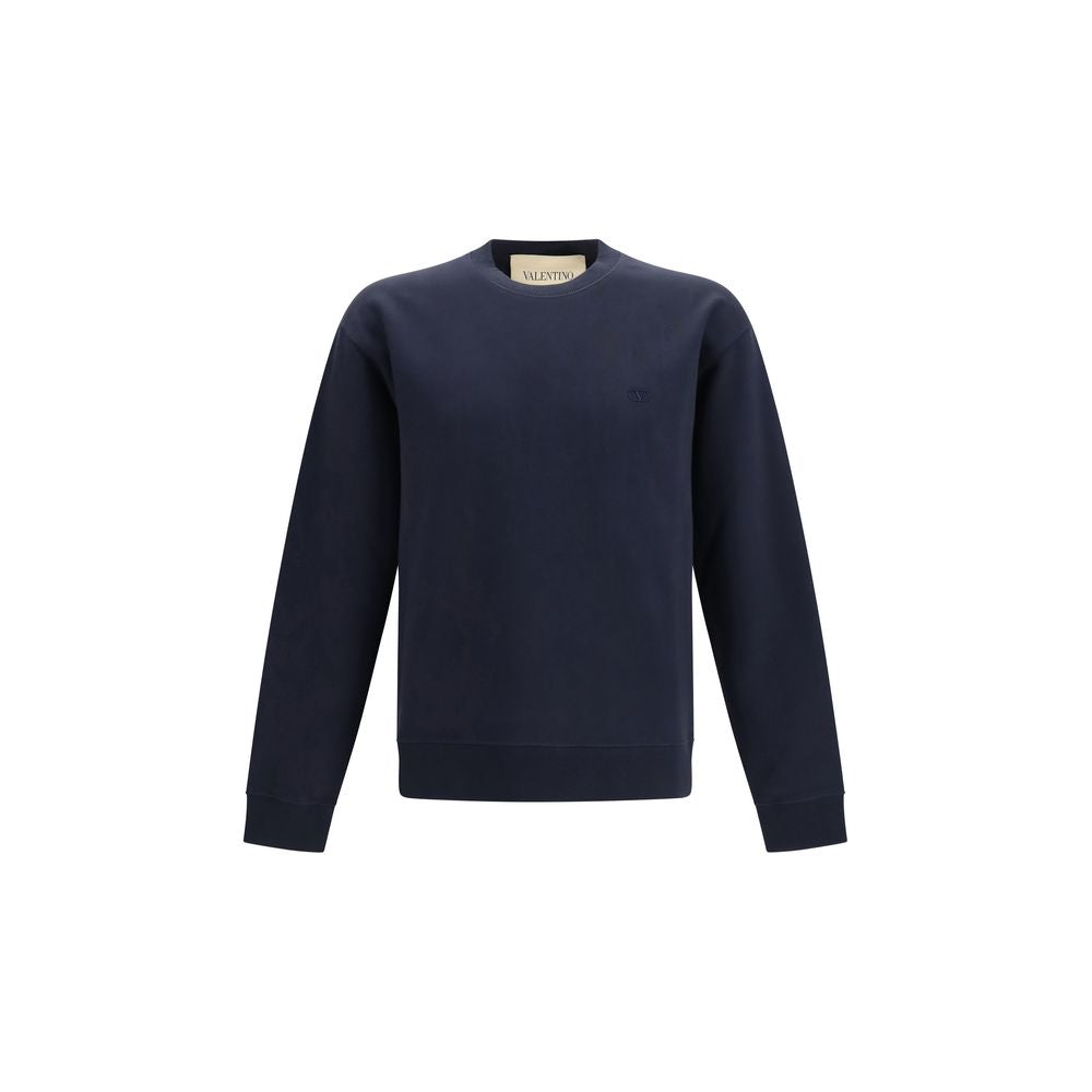 Felpa Valentino Garavani in cotone blu