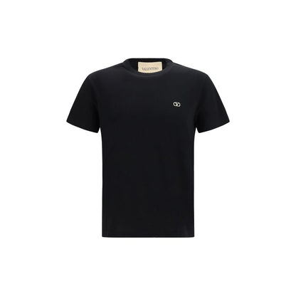 Valentino Garavani Black Cotton T-Shirt