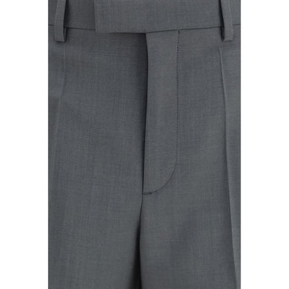 Valentino Garavani Gray Wool Oves Aries Dress Pants