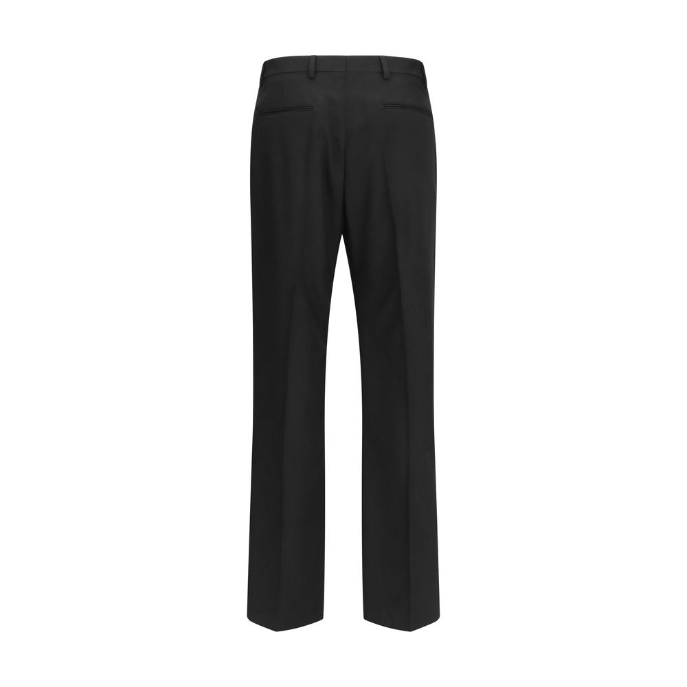 Pantalon habillé Valentino Garavani Oves Aries en laine noire
