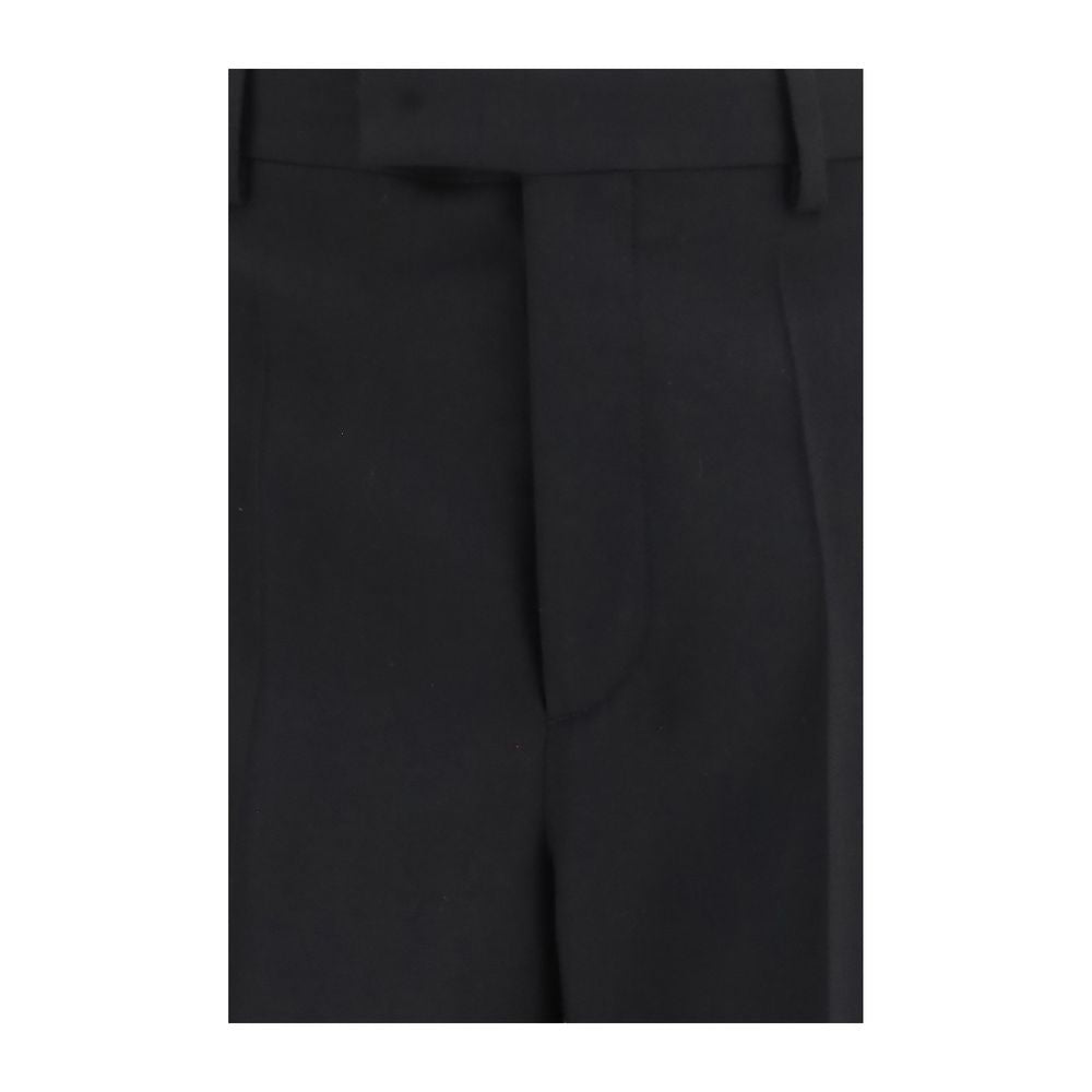 Pantalon habillé Valentino Garavani Oves Aries en laine noire