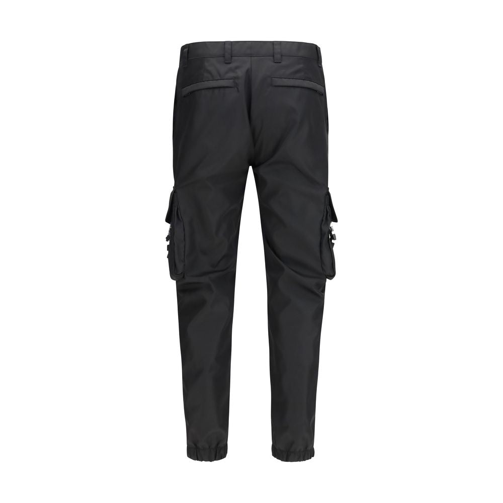 Pantaloni sportivi Prada neri in poliammide