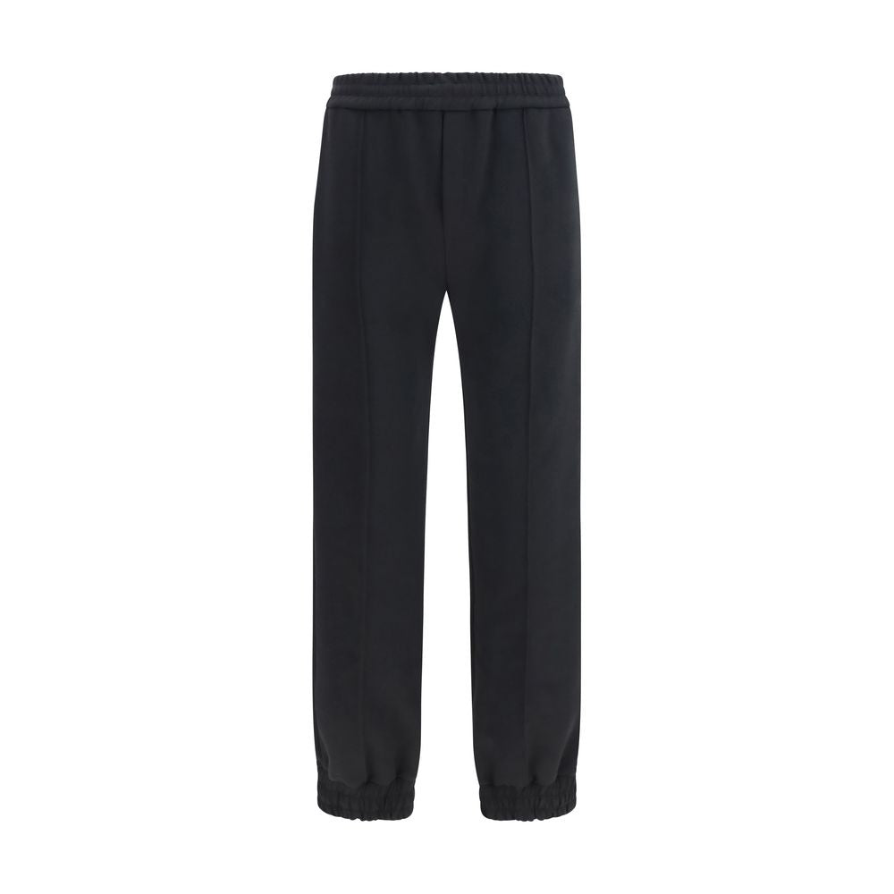 Valentino Garavani Joggers Neri in Cotone (Pantaloni da Allenamento)