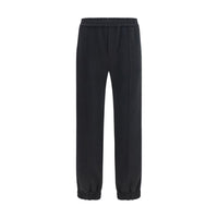 Valentino Garavani Joggers Neri in Cotone (Pantaloni da Allenamento)
