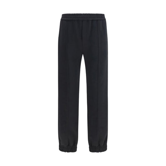 Valentino Garavani Joggers Neri in Cotone (Pantaloni da Allenamento)