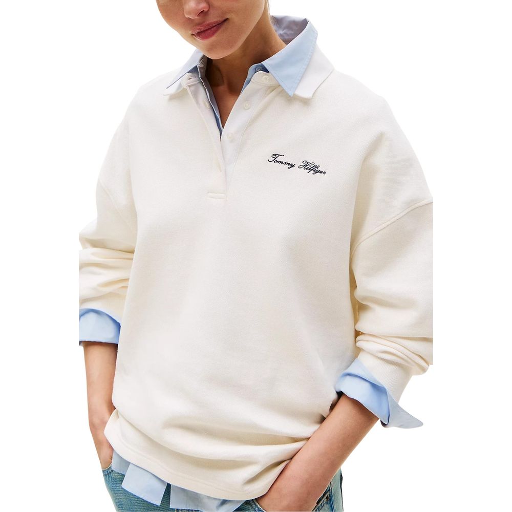 Tommy Hilfiger Felpa in Poliammide Beige