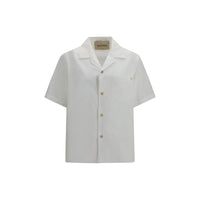 Valentino Garavani White Cotton Shortsleeve Shirt