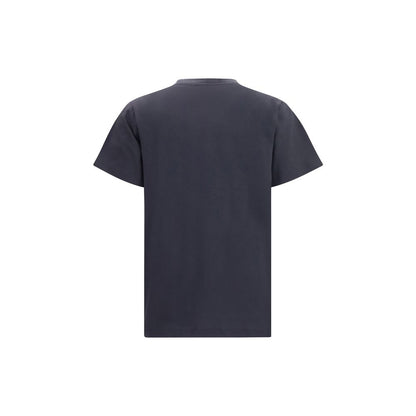 T-shirt Ganni nera in cotone