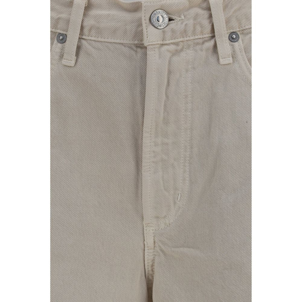 Citizens of Humanity Jeans in Denim di Cotone Beige