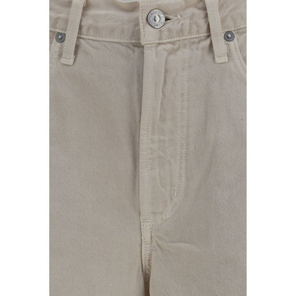 Citizens of Humanity Jeans in Denim di Cotone Beige