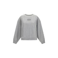 Sweat-shirt Ganni en coton gris