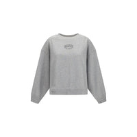 Felpa Ganni in cotone grigio