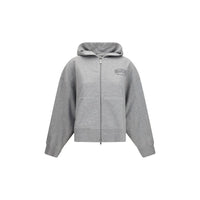 Felpa Ganni in cotone grigio