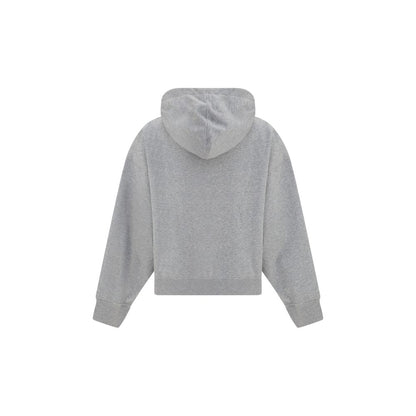 Felpa Ganni in cotone grigio