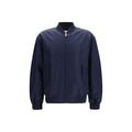 Bomber Valentino Garavani en polyamide bleu