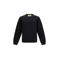 Valentino Garavani Black Cotton Sweatshirt