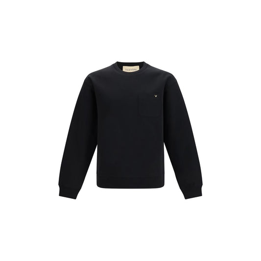 Felpa Valentino Garavani in cotone nero