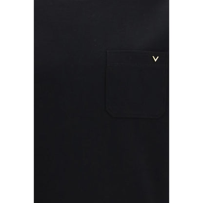 Valentino Garavani Black Cotton Sweatshirt