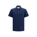 Polo Valentino Garavani en coton bleu